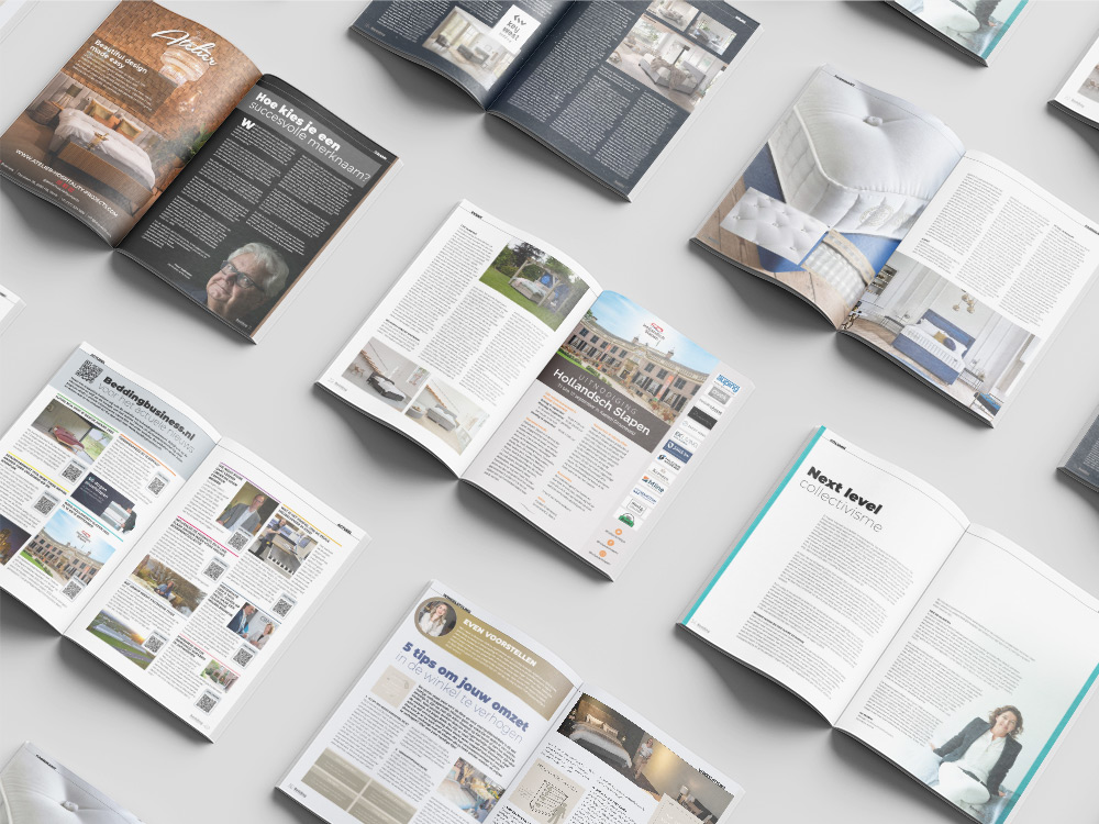 Bedding Business Magazine spreads Bedding Business Magazine spreads