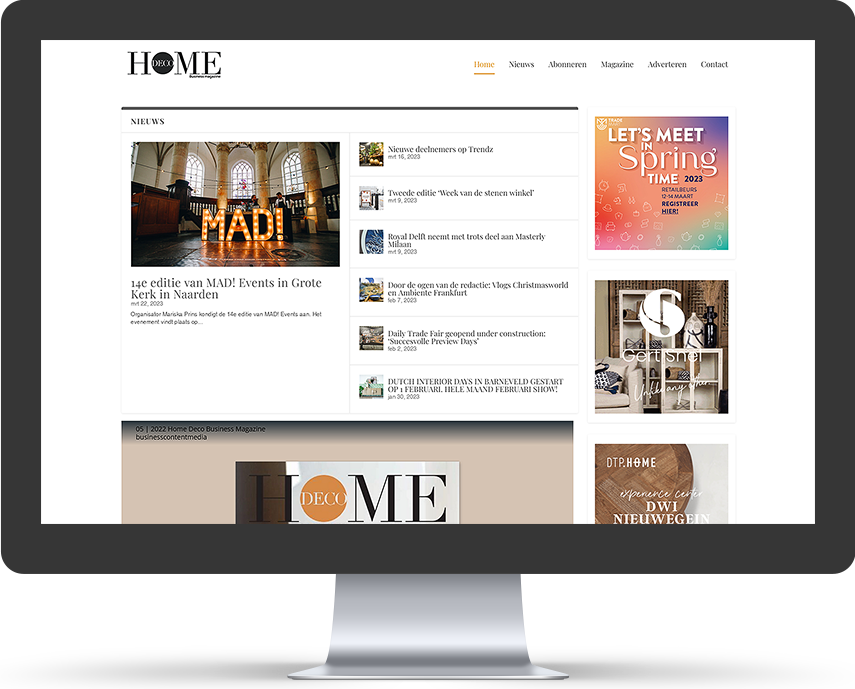 Home Deco Business Magazine Website 01 Home Deco Business Magazine Website