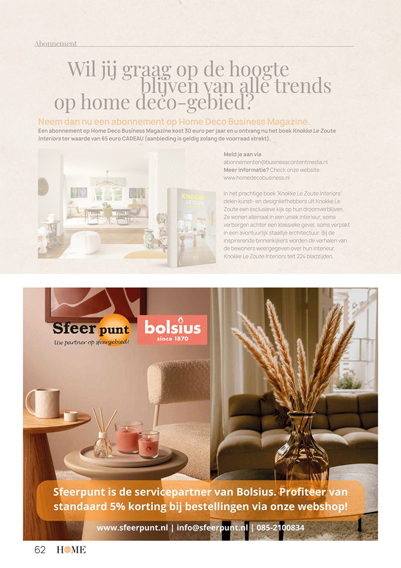 Home Deco 1-2P Liggend Home Deco 1-2P Liggend