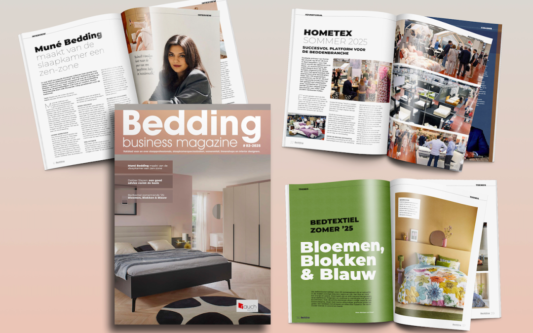 Hij is uit: de nieuwste editie van Bedding Business Magazine