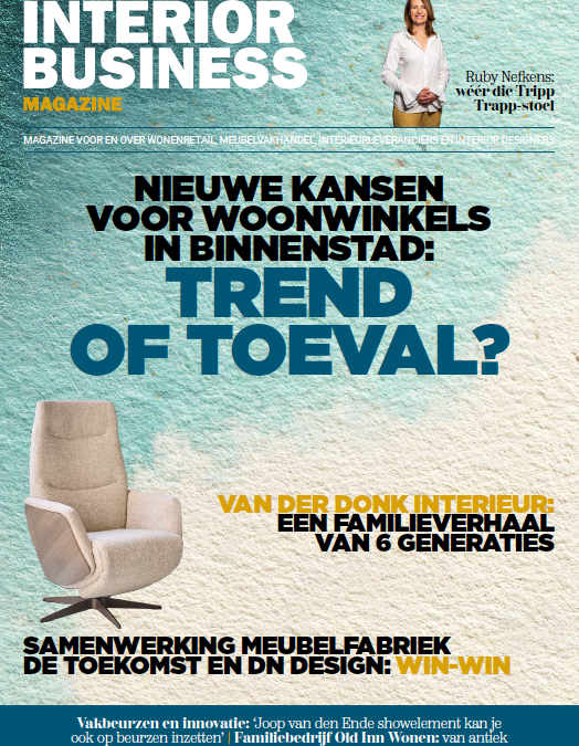 Nieuwe editie Interior Business Magazine: Samenwerking Meubelfabriek De Toekomst en DN Design