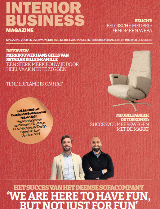 Nieuwste editie Interior Business Magazine: sterke merken, ondernemerschap en volop beursnieuws